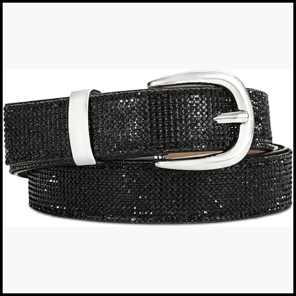 Rhinestone Belt for Women, Sparkly Diamond Belt, Glitter Belt for Dresses main image 7